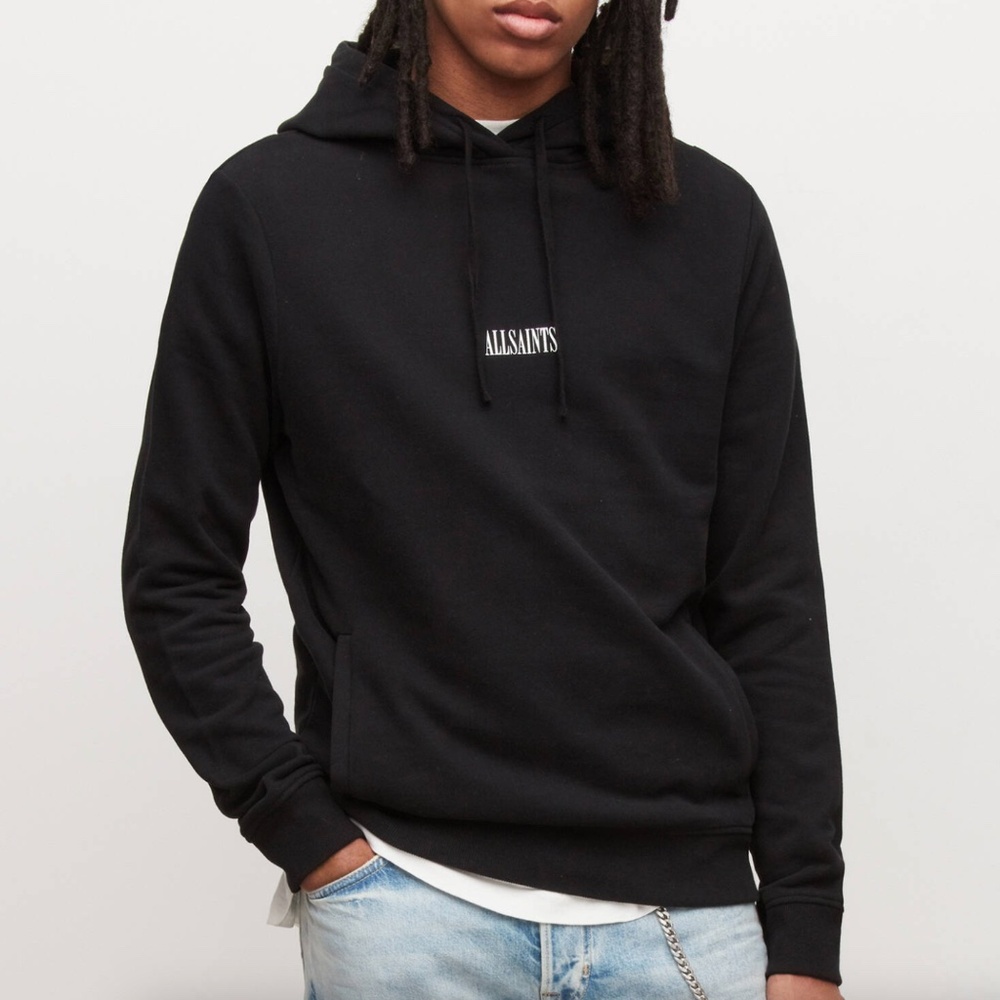All Saints Classic Black Hoodie